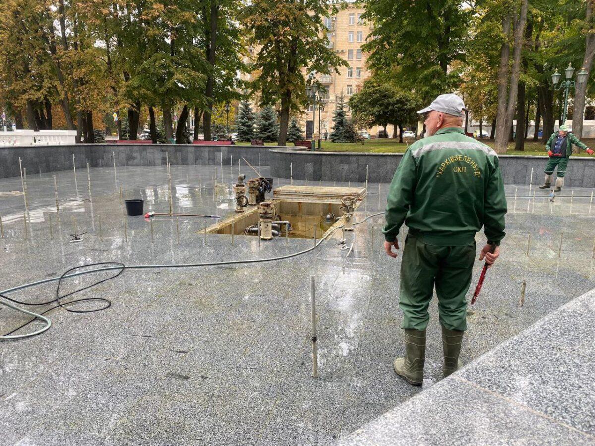 В Харькове начали отключать фонтаны