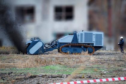 В ОВА презентували нову машину для ефективнішого розмінування Харківщини