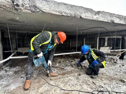 На Північній Салтівці зносять під’їзд багатоповерхівки