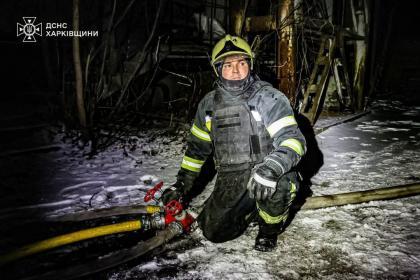 Рятувальники загасили підприємство в Основ’янському районі