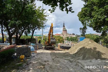 У центрі Харкова триває масштабна реконструкція Університетської гірки