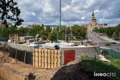 У центрі Харкова триває масштабна реконструкція Університетської гірки