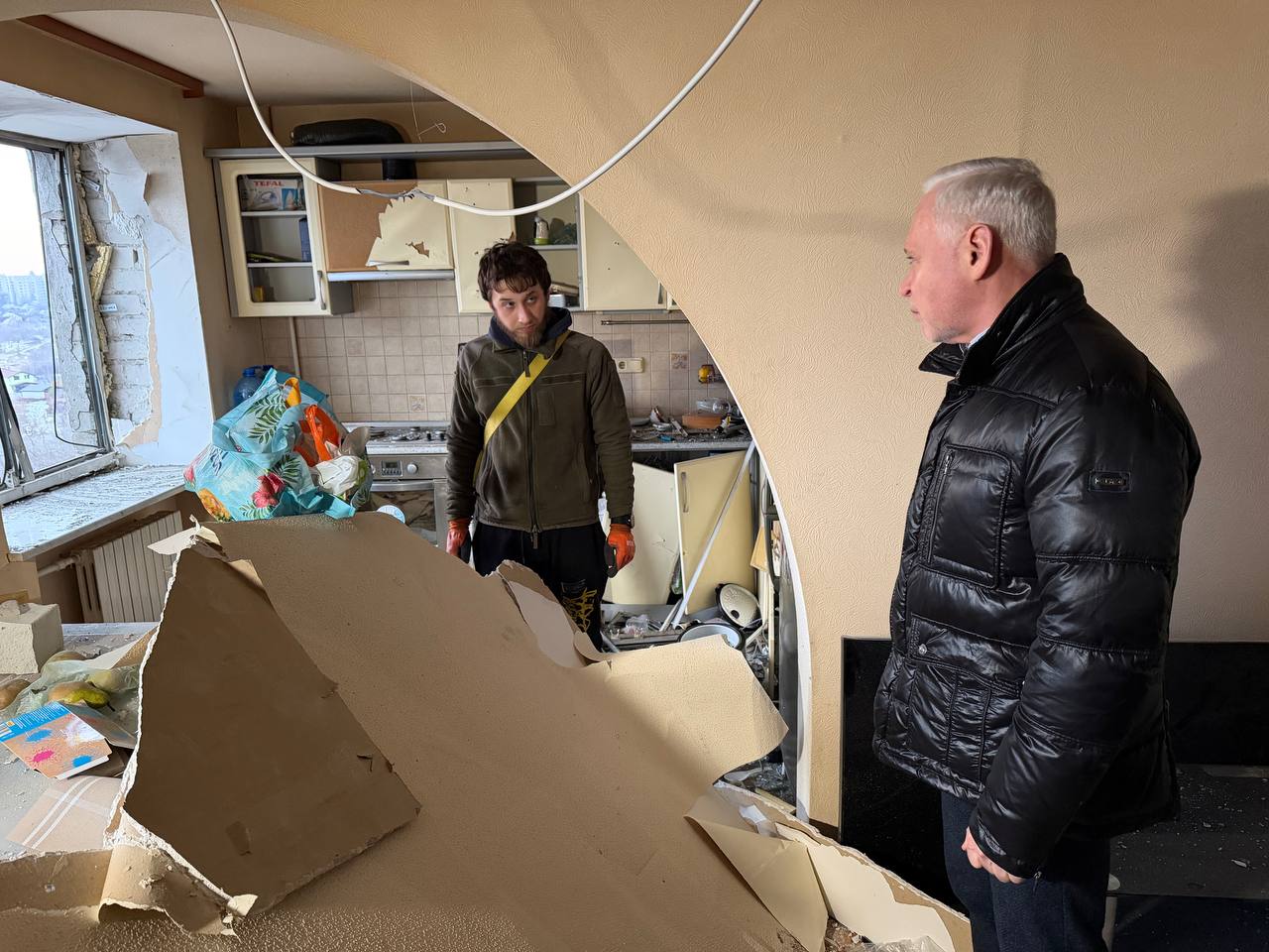 В Шевченковском районе зафиксировано попадание БПЛА типа «Молния»