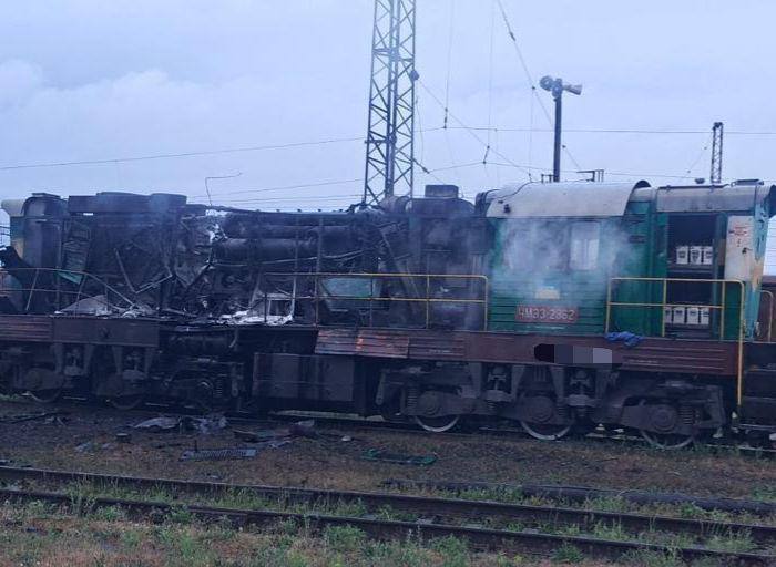 На Харьковщине поражен маневровый локомотив