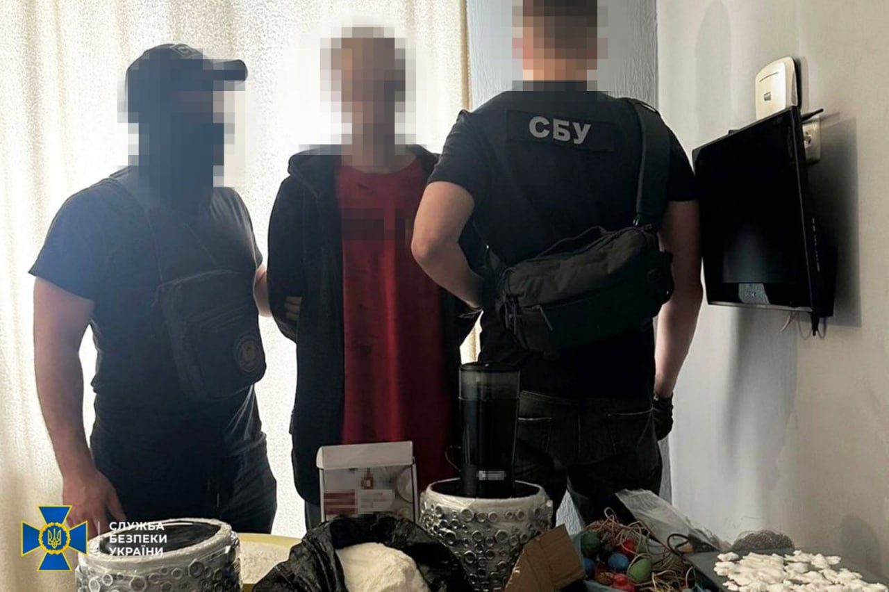 СБУ задержала в Харькове мужчину который изготовил взрывчатку